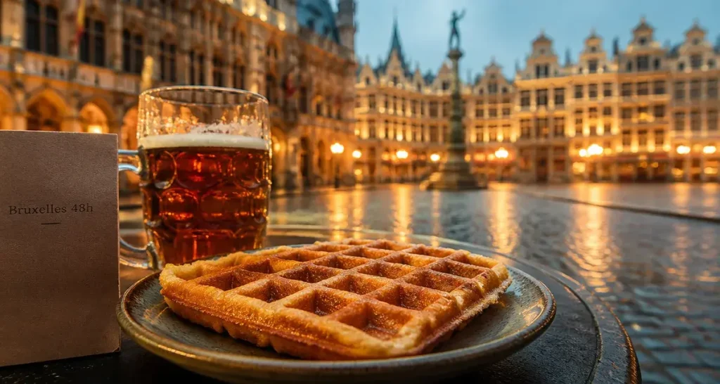 Bruxelles 2 jours : gaufre et bière près de la Grand-Place