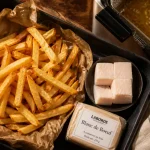 Frite belge graisse de boeuf, croustillante et dorée, double cuisson