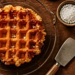 Gaufre liégeoise au sucre perlé, dorée et caramélisée
