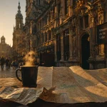 musée de la ville de bruxelles sur la Grand-Place à Bruxelles, vue dorée golden hour