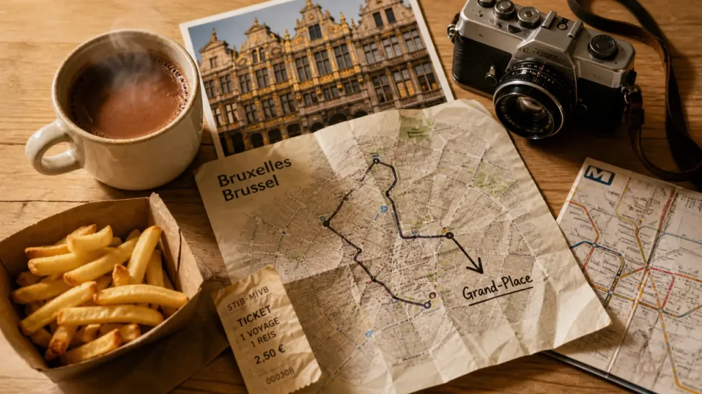 Que faire Bruxelles : plan centre historique, Atomium et quartiers