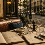 Restaurants avenue Louise Bruxelles : table de restaurant en ambiance chaleureuse