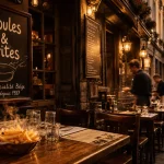 Rue des bouchers bruxelles restaurants : terrasse Moules & frites à Bruxelles