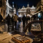 Sortir Bruxelles : gaufre et bière sur terrasse près de la Grand-Place