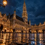 Avis sur grand place de bruxelles : Grand-Place de Bruxelles de nuit, Hôtel de Ville