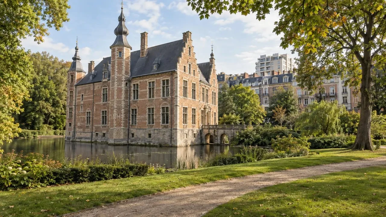 Château de Karreveld dans le quartier Molenbeek Bruxelles