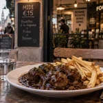 Restaurants pas cher Bruxelles : boulettes à la liégeoise et frites, MIDI €15