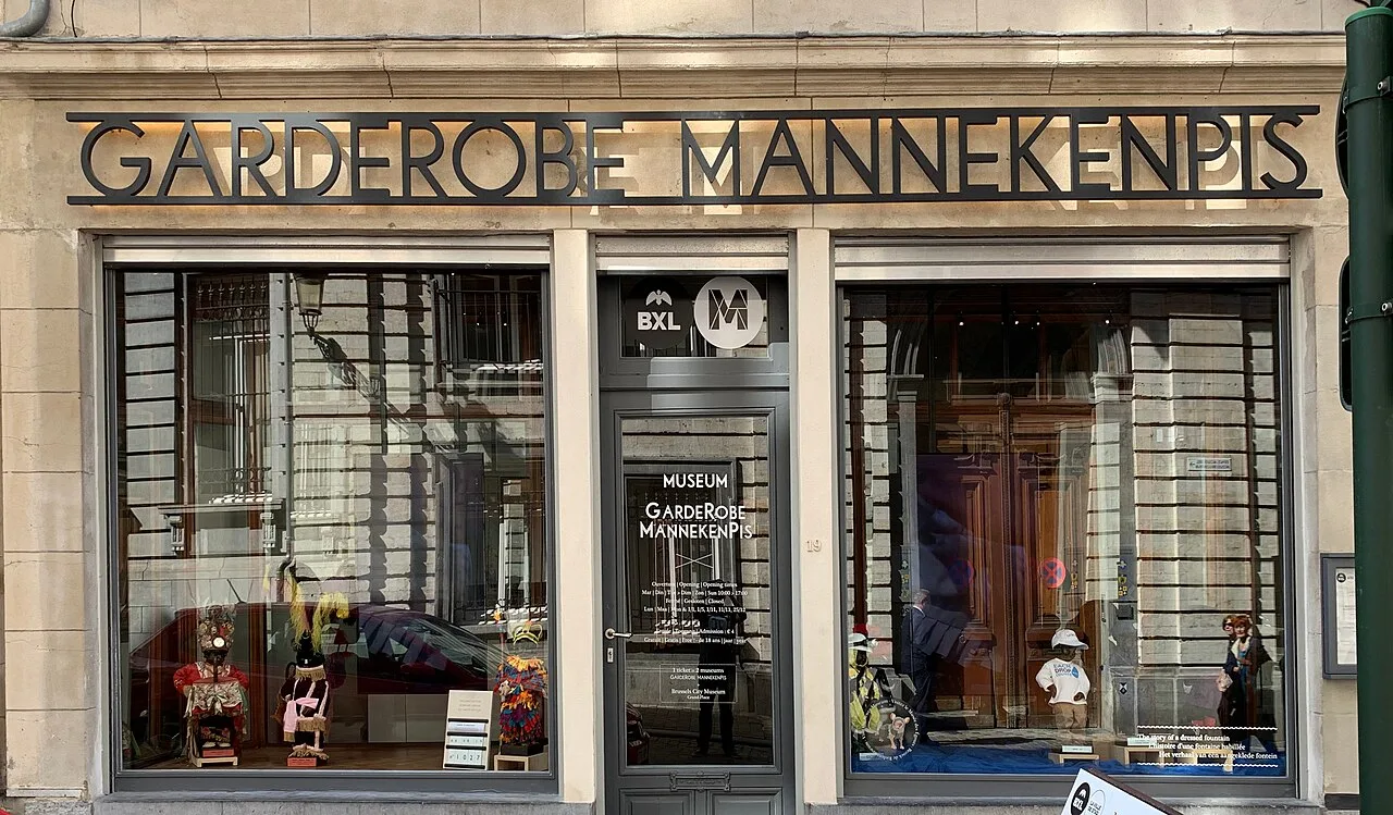 Entrée de la GardeRobe MannekenPis, rue du Chêne