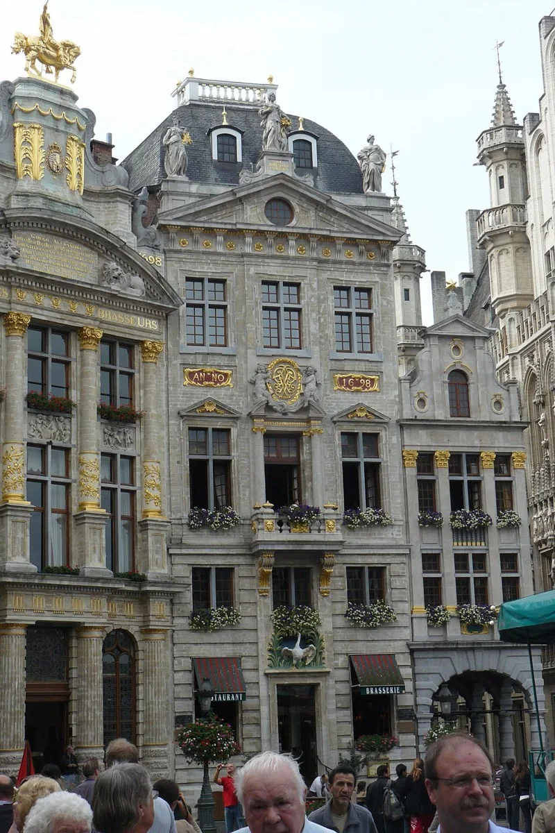 Façade du Cygne sur la Grand-Place de Bruxelles
