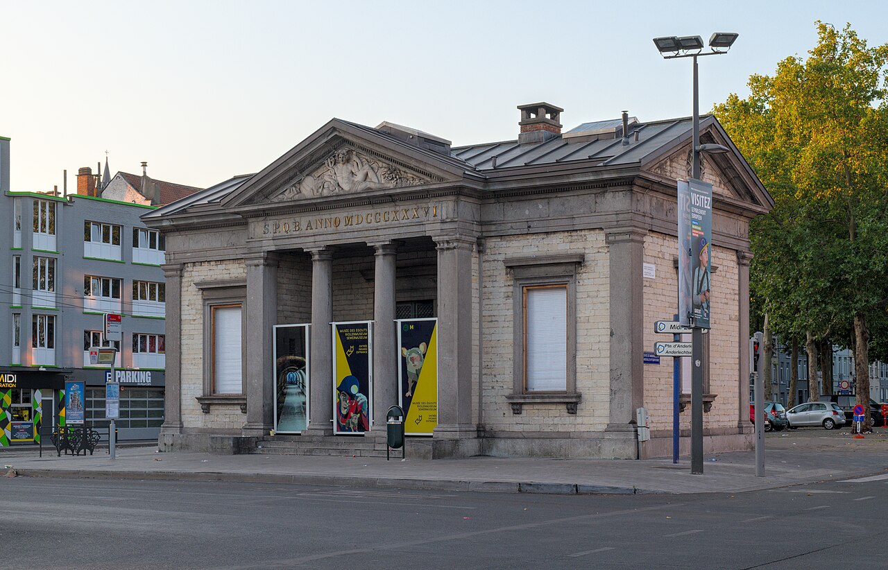 Un pavillon d’octroi de la porte d’Anderlecht, site du Musée des Égouts