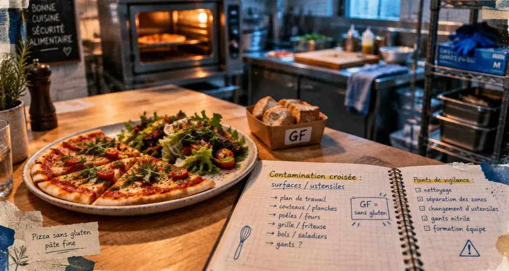 Restaurants sans gluten bruxelles : sécurité anti-contamination et option GF